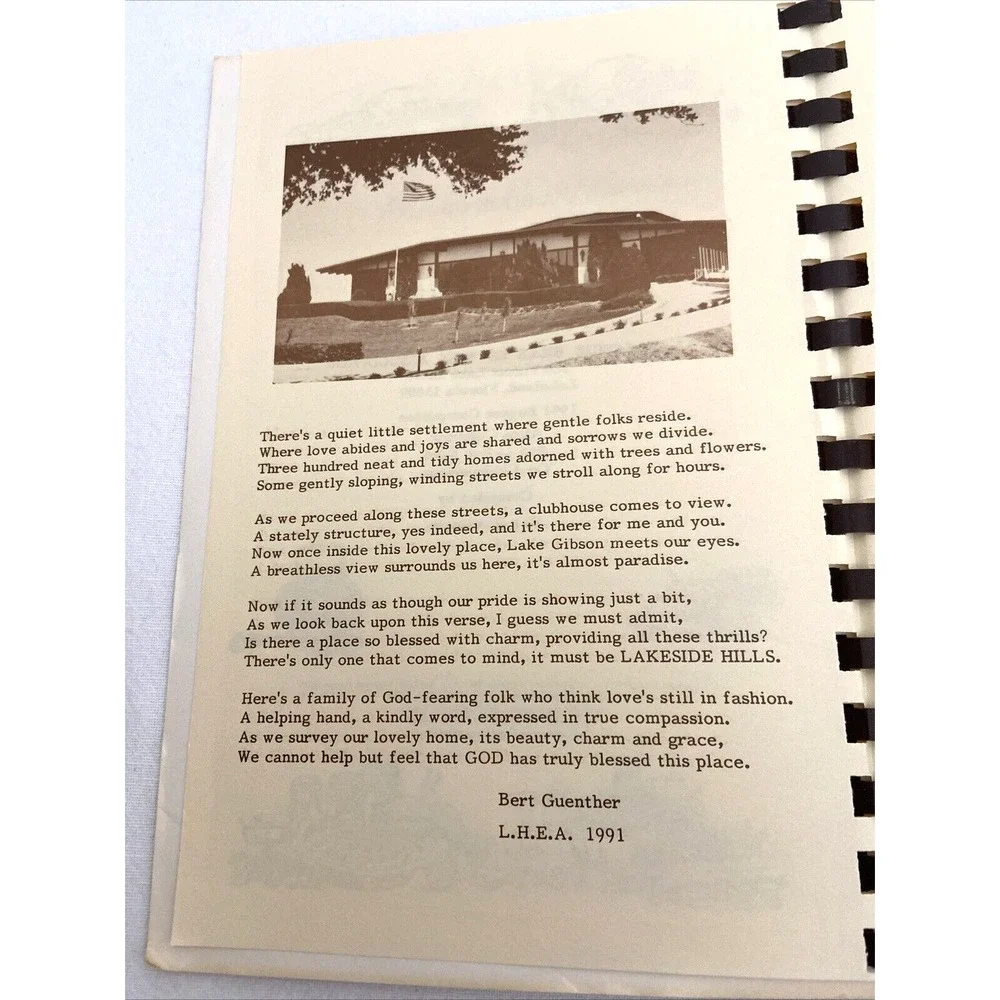 Cook Book Favorite Recipes From Our Best Cooks Lakeside Hills Richmond VA Spiral